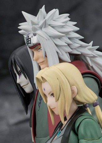 Naruto S.H.Figuarts Action Figure Jiraiya Hidden Leaf Heroic Master Sage (Sage Mode Set) 17 cm