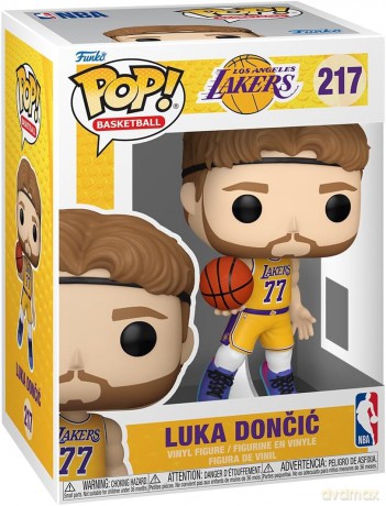 NBA POP! Basketball Vinyl Figure Los Angeles Lakers: Luka Doncic (2025 Icon Edition Uniform) 9 cm