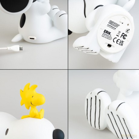 Peanuts Lamp with USB-C Snoopy