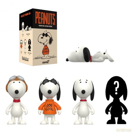 Peanuts ReAction Action Figures 10 cm Wave 06 So Many Snoopies! Blind Box Display (12)