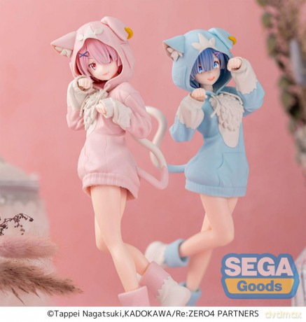 Re:Zero Starting Life in Another World XStellar PVC Statue Ram Mofumofu Pack 22 cm