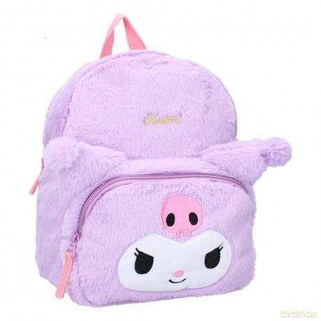 Sanrio Backpack Kuromil Fluffy Festival Purple 26 cm