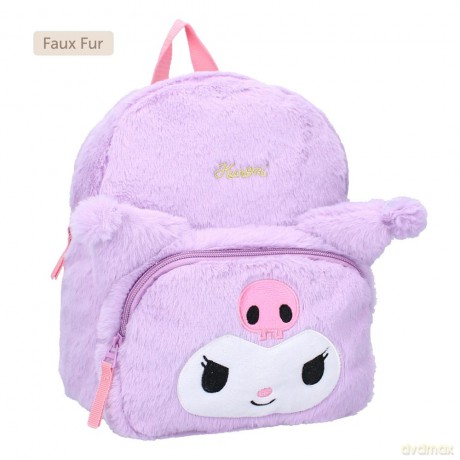 Sanrio Backpack Kuromil Fluffy Festival Purple 26 cm
