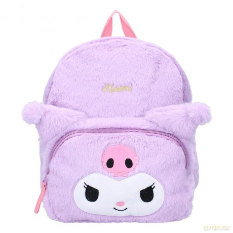 Sanrio Backpack Kuromil Fluffy Festival Purple 26 cm