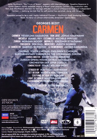 Jonas Kaufmann: Bizet Carmen [DVD]