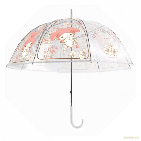 Sanrio Parasol My Melody Floral Garden Transparent