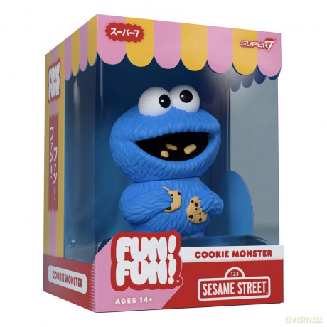 Sesame Street FUN! FUN! Vinyl Action Figure Wave 02 Cookie Monster 13 cm