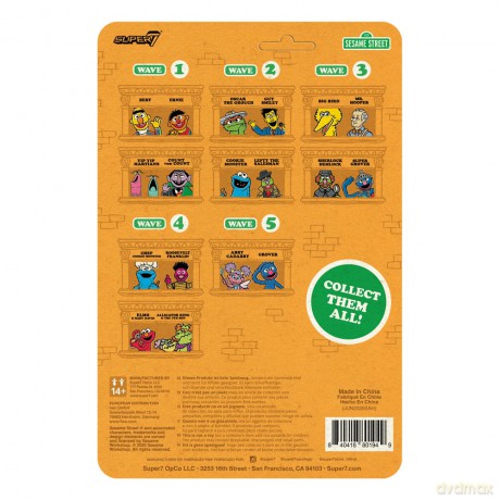 Sesame Street ReAction Action Figure Wave 05 Grover 10 cm