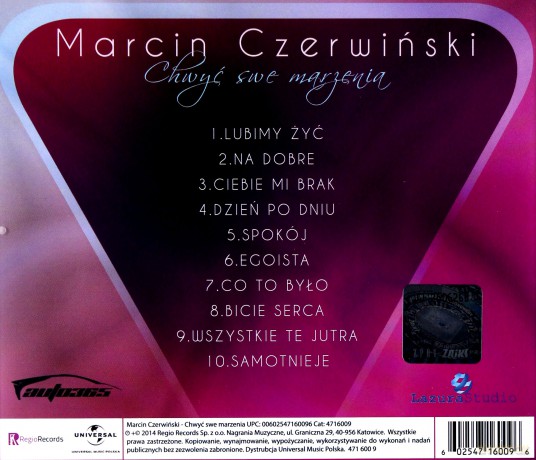 Marcin Czerwiński: Chwyć Swe Marzenia [CD]