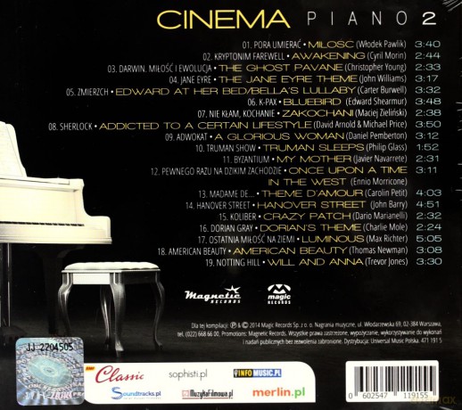 Cinema Piano 2 [CD]