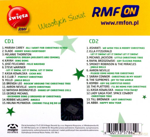 RMF FM Najlepsza Muzyka Na Święta [2CD]