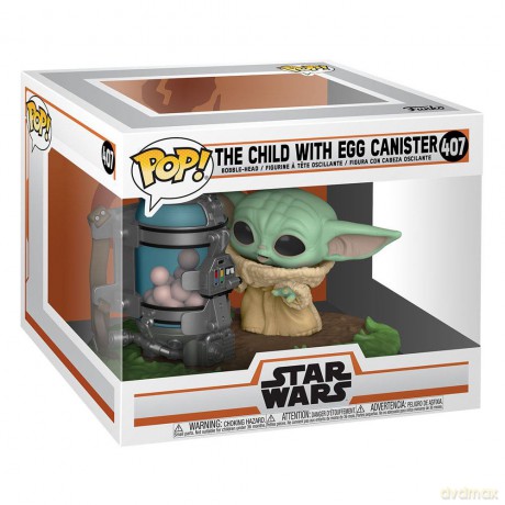 Star Wars The Mandalorian POP! Deluxe Vinyl Figure The Child Egg Canister 9 cm