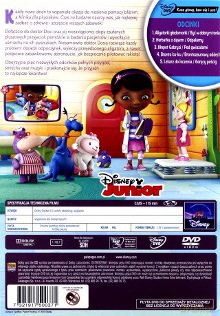 Klinika dla pluszaków: Czas na badanie (Disney Junior) [DVD]