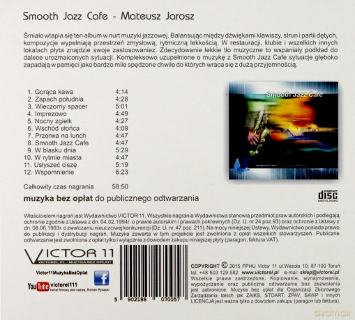 Mateusz Jarosz: Smooth Jazz Cafe [CD]