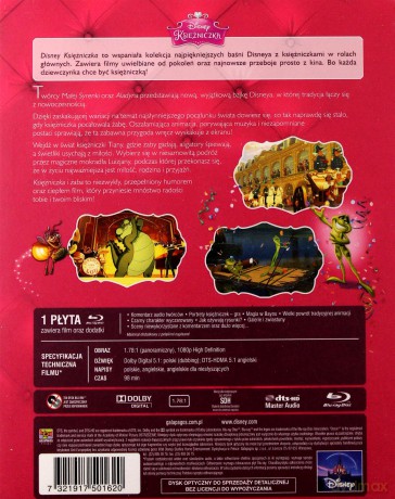 Księżniczka i żaba (Disney) (Księżniczka) [Blu-Ray]