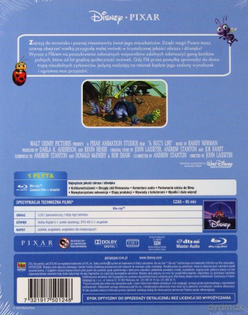 Dawno temu w trawie (Disney Pixar) [Blu-Ray]