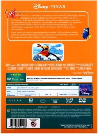 Gdzie jest Nemo? (Disney Pixar) [DVD] 