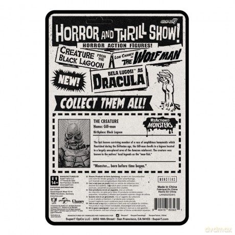 Universal Monsters ReAction+ Action Figure Wave 1 Creature from the Black Lagoon 10 cm