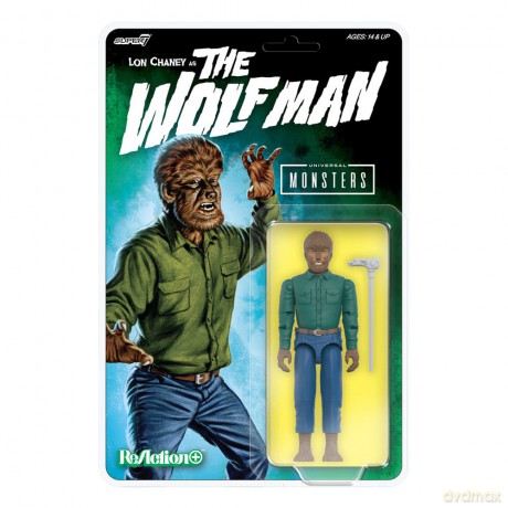 Universal Monsters ReAction+ Action Figure Wave 1 The Wolf Man 10 cm