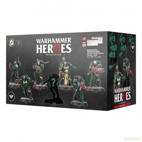 Warhammer Heroes Miniatures Dark Angels Display (8)