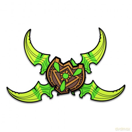 World Of Warcraft Pin Illidian Stormrage's Warglaives 5 cm