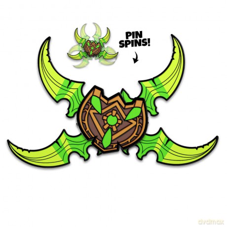 World Of Warcraft Pin Illidian Stormrage's Warglaives 5 cm
