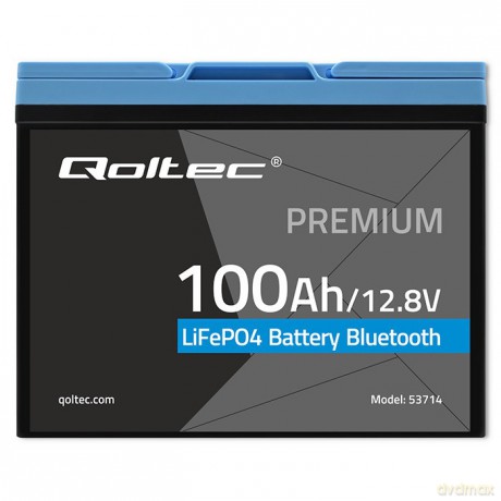 Akumulator LiFePO4 Litowo-Żelazowo-Fosforanowy | 12.8V | 100Ah | 1280Wh | Bluetooth | BMS