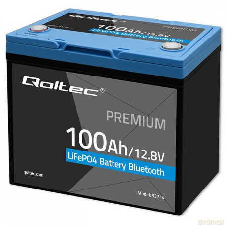 Akumulator LiFePO4 Litowo-Żelazowo-Fosforanowy | 12.8V | 100Ah | 1280Wh | Bluetooth | BMS