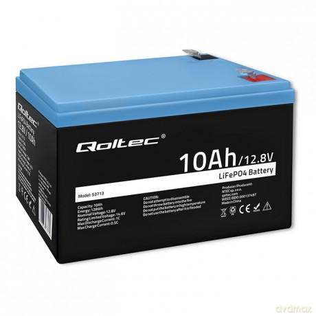 Akumulator LiFePO4 litowo-żelazowo-fosforanowy | 12.8V | 10Ah | 128Wh | BMS