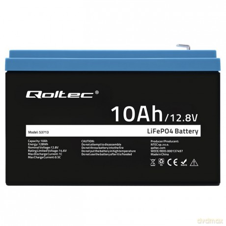 Akumulator LiFePO4 litowo-żelazowo-fosforanowy | 12.8V | 10Ah | 128Wh | BMS