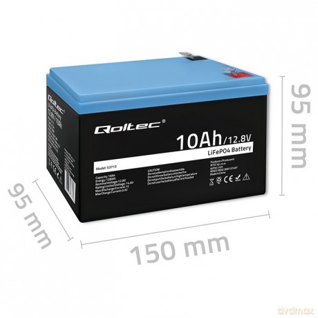 Akumulator LiFePO4 litowo-żelazowo-fosforanowy | 12.8V | 10Ah | 128Wh | BMS