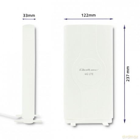 Antena 4G LTE dookólna | 2xSMA | 30dBi | Wewnętrzna
