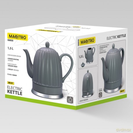 Ceramiczny czajnik elektryczny 1,5l 1500W MR-077