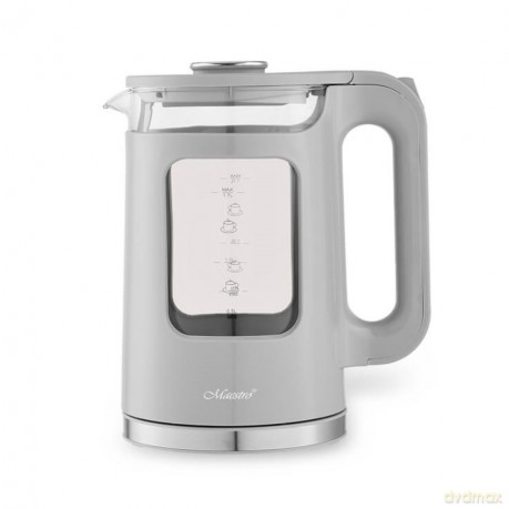 Czajnik elektryczny szklany 1,7l 2200W MR-065-GREY