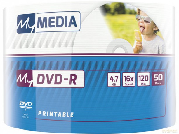 DVD-R My Media 4.7GB x16 Wrap Printable (50 spindle)