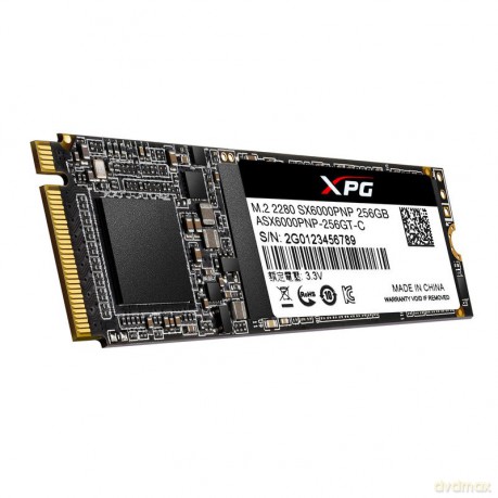 Dysk SSD XPG SX6000Pro 256GB PCIe 3x4 2.1/1.2 GB/s M2