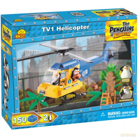 Cobi Pingwiny Helikopter TV1 [KLOCKI]