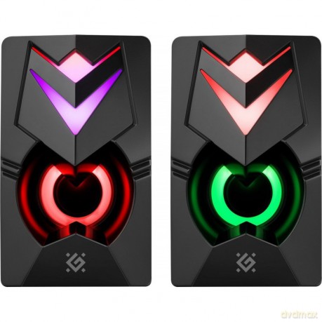 Głośniki komputerowe J4 2.0 6W LED USB Czarne