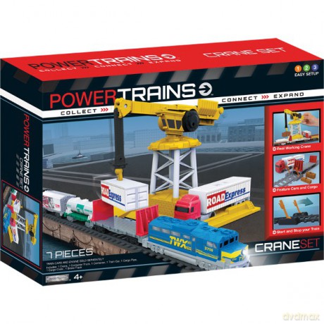 Cobi Power Trains Zestaw Dźwig [KLOCKI]