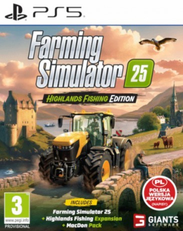 Gra Play Station 5 Farming Simulator 25 Highlands Fishing Edition