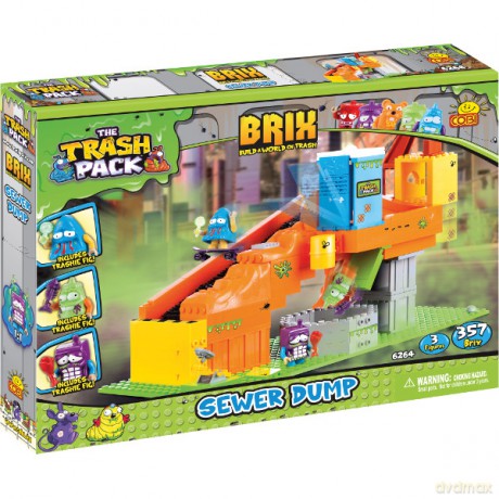 Cobi Trash Pack Śmieciakowy Kanał 357 Klock. [KLOCKI]