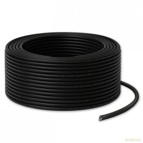 Kabel patchcord sieciowy skrętka UTP | CAT6 | High speed 1Gb/s | LAN | 50m | Czarny