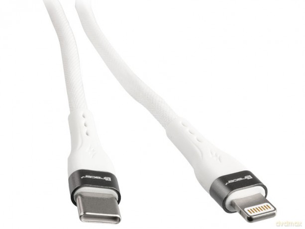Kabel Typ C - Lightning 1m Biały