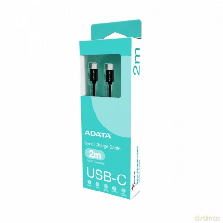 Kabel USB-C do USB-C 2.0/100W 200cm czarny