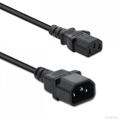 Kabel zasilający do UPS | IEC C13/C14 | 3x1.0mm2 | 1.5m