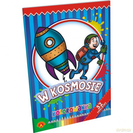 Alexander Kolorowanka A5 W Kosmosie [KSIĄŻKA]
