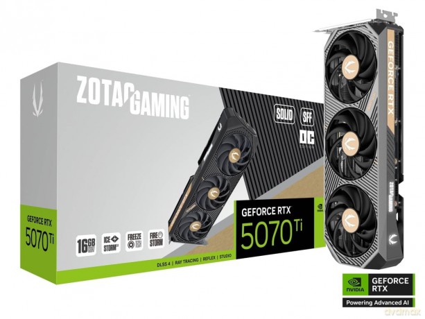 Karta graficzna GeForce RTX 5070 Ti SOLID SFF OC 16GB GDDR7 256bit 3DP/HDMI