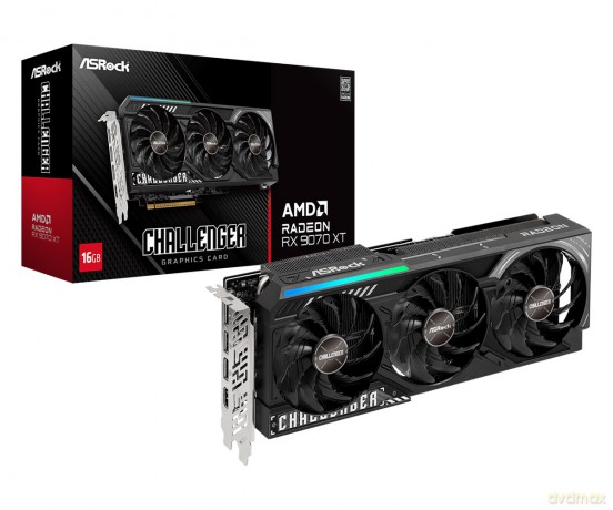 Karta graficzna RX 9070 XT CHALLENGER 16GB GDDR6 256bit 3DP/HDMI