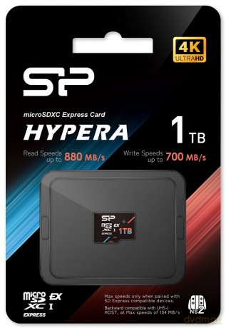 Karta pamięci microSDXC 1TB Express 7.1, PCIe Gen 3x1, NVMe, 880MB/s