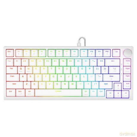 Klawiatura magnetyczna ASTRAL White OUTEMU White jade RGB